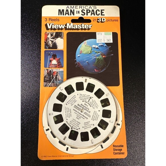 Vintage View-Master Spaceport USA NASA Kennedy 3 Reel Set 21 3D Pics - Picture 1 of 6